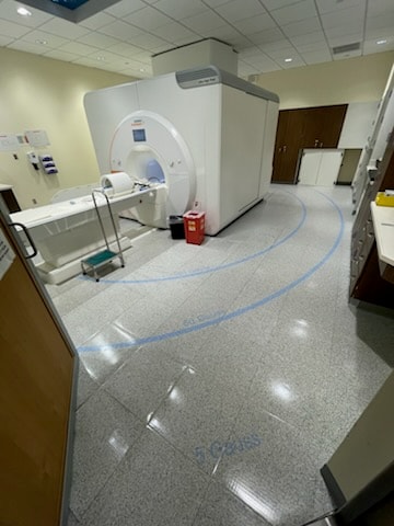 MRI scanner room