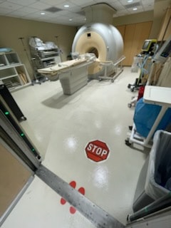 MRI scanner room